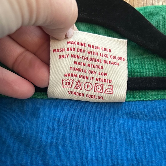 Mecca Green Polo Shirt with Blue Collar - Picture 5 of 10